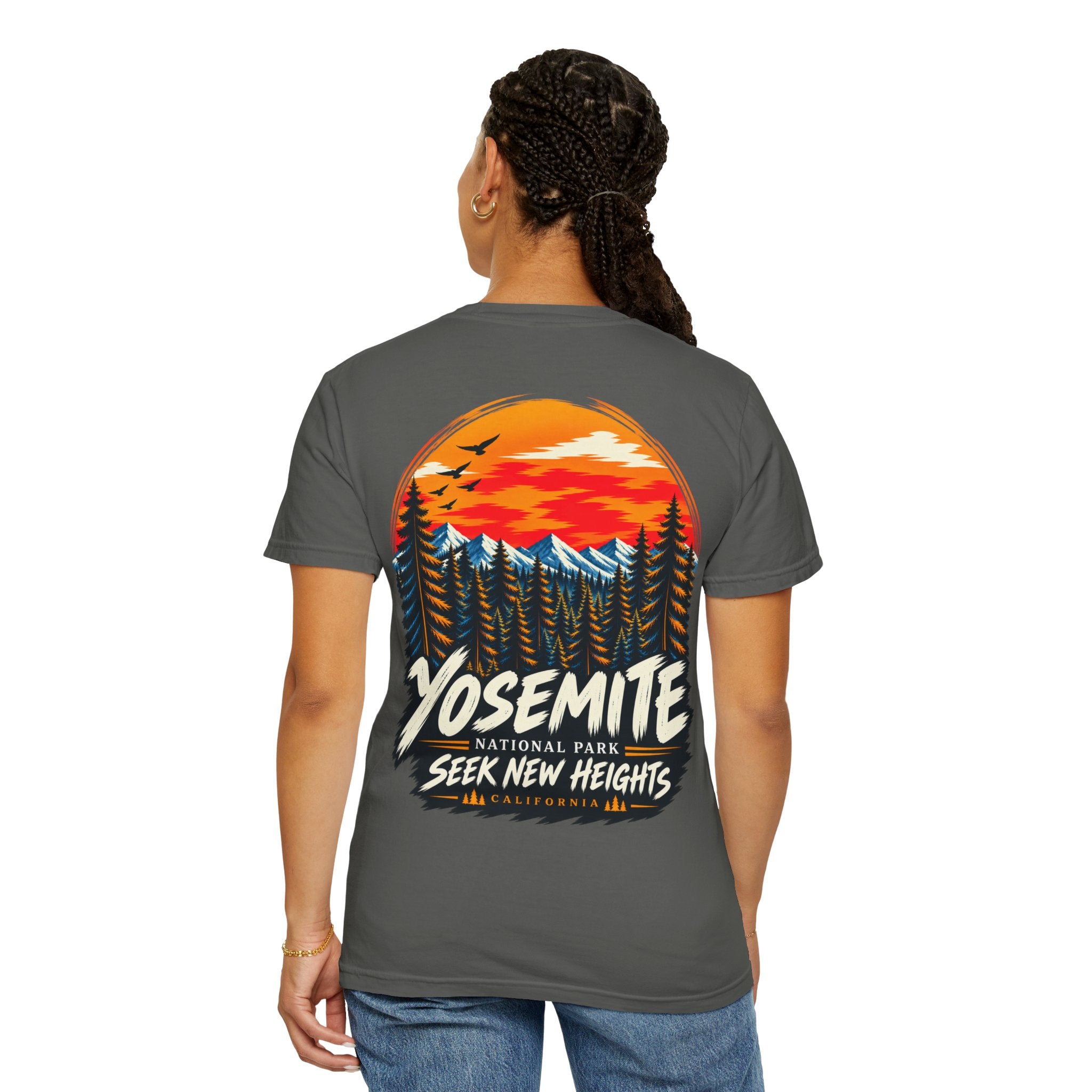 Yosemite National Park Pine Forest – Seek New Heights T-Shirt