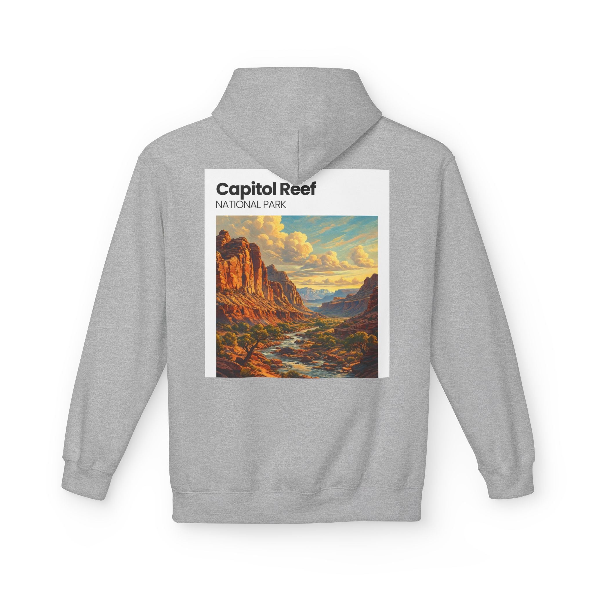 Capitol Reef National Park landscape Hoodie | Utah canyon scenic pullover