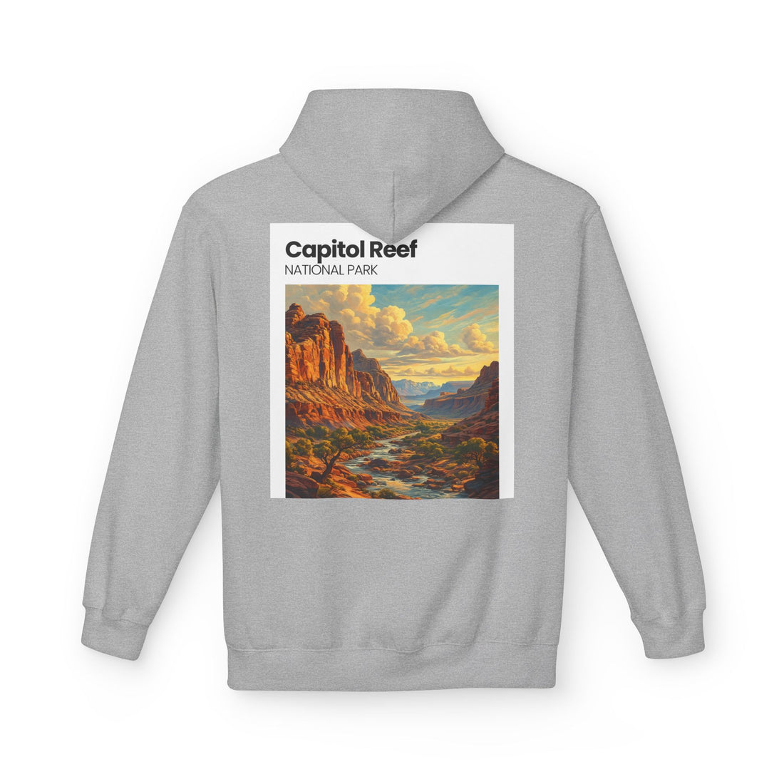 Capitol Reef National Park landscape Hoodie | Utah canyon scenic pullover