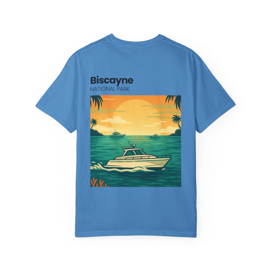 Biscayne National Park Boat Sunset T-Shirt