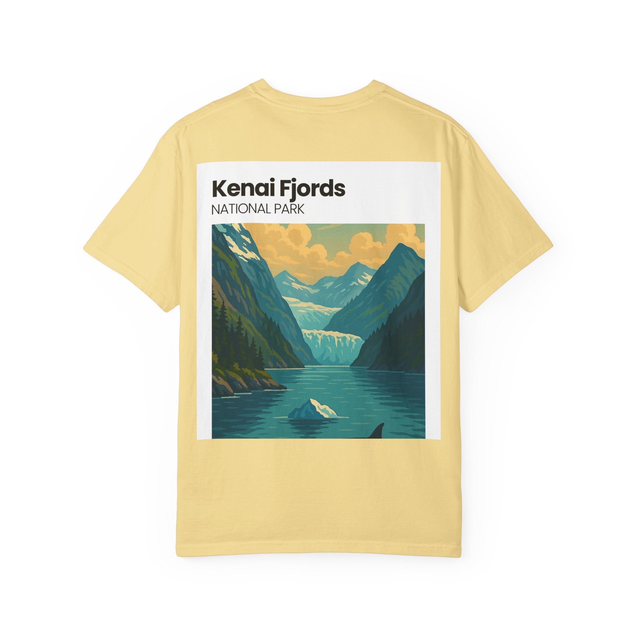Kenai Fjords National Park Graphic T-shirt | Alaska Glacier Illustration