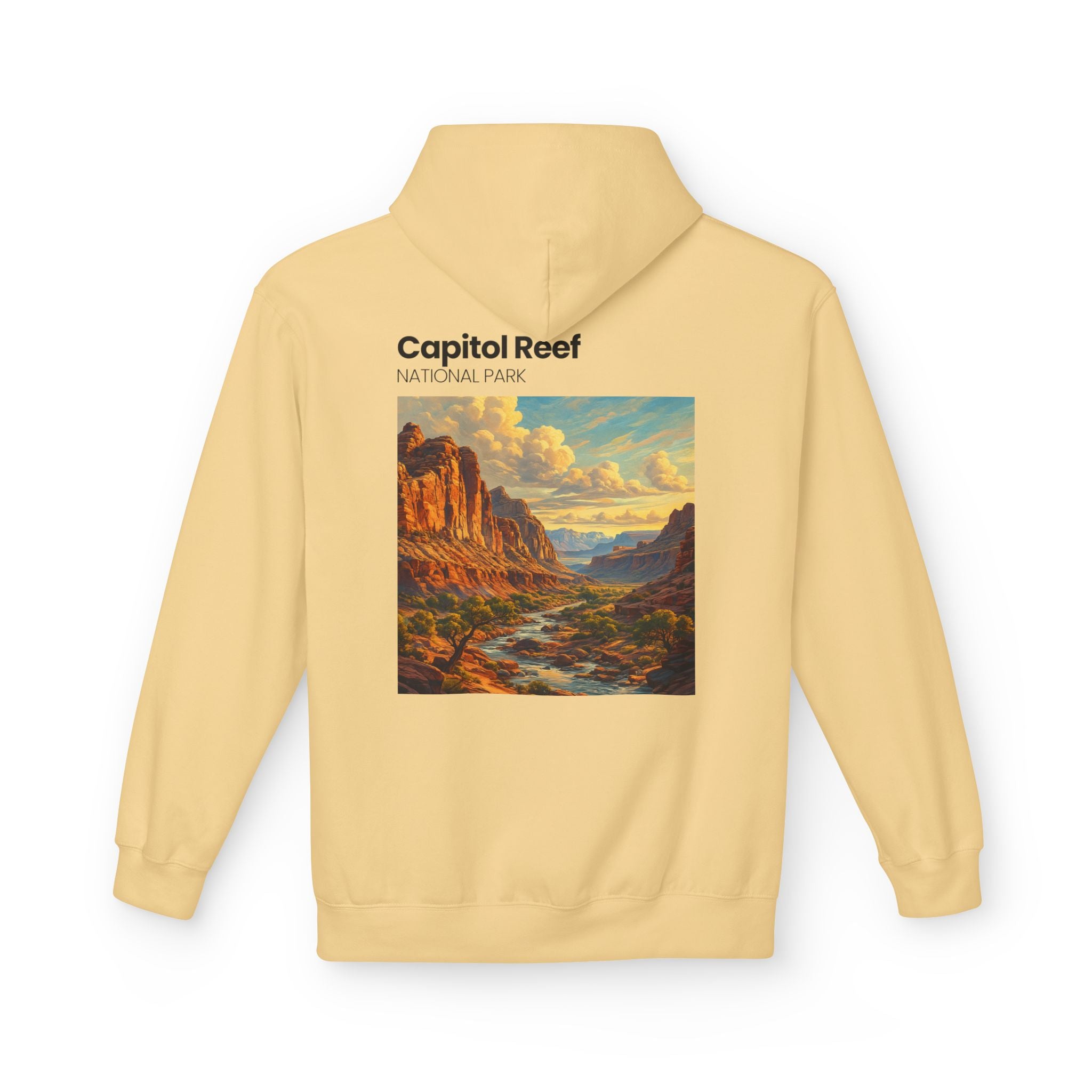 Capitol Reef National Park landscape Hoodie | Utah canyon scenic pullover
