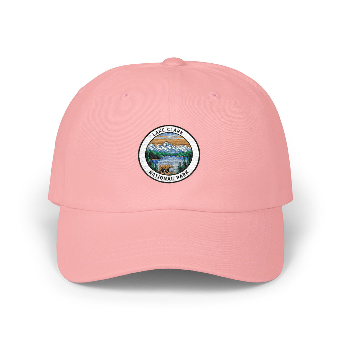 Yellowstone National Park landscape Dad Cap | embroidered patch style hat