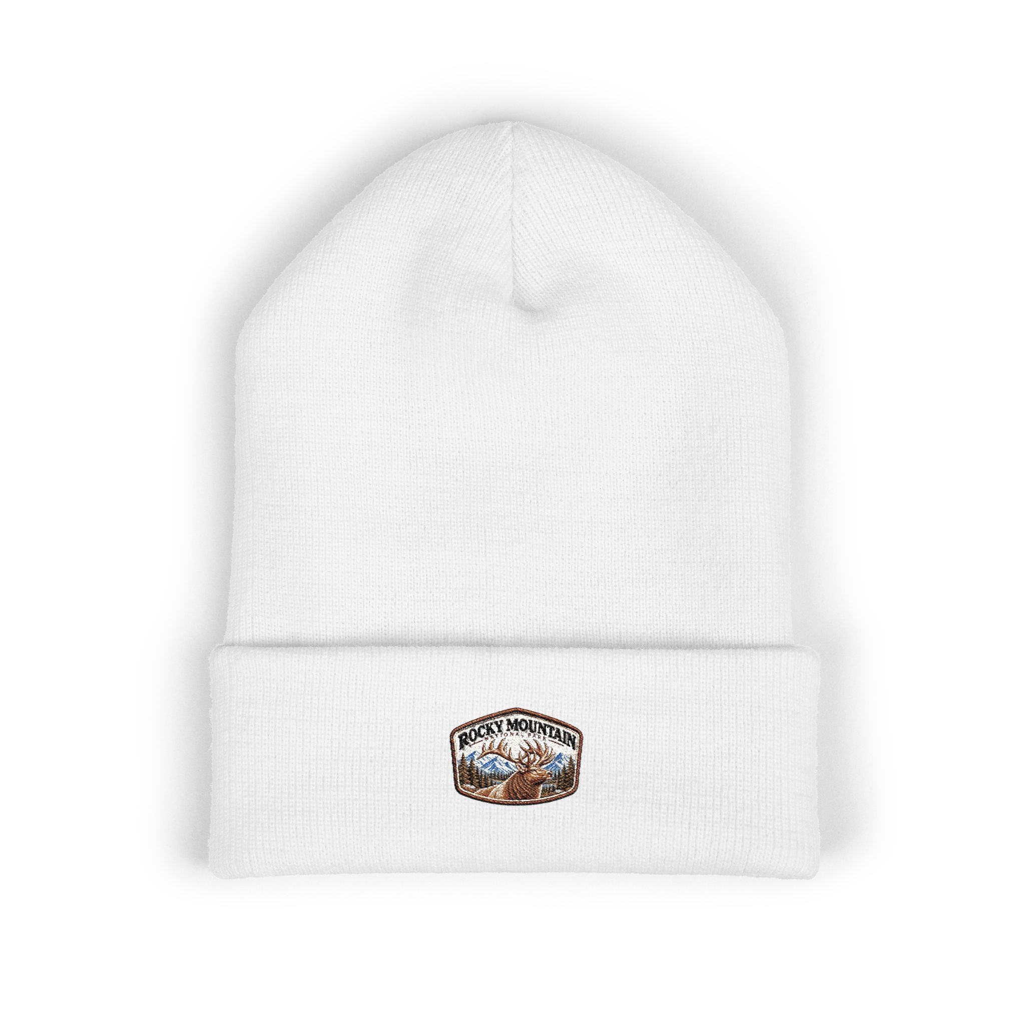 Rocky Mountain National Park Elk Beanie Peak Arch Patch Logo