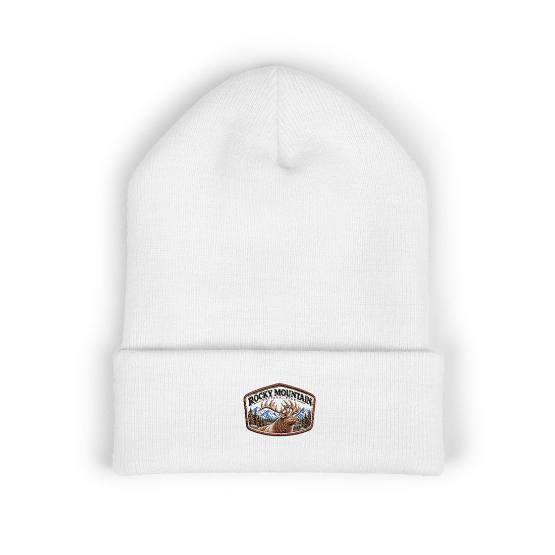 Rocky Mountain National Park Elk Beanie Peak Arch Patch Logo