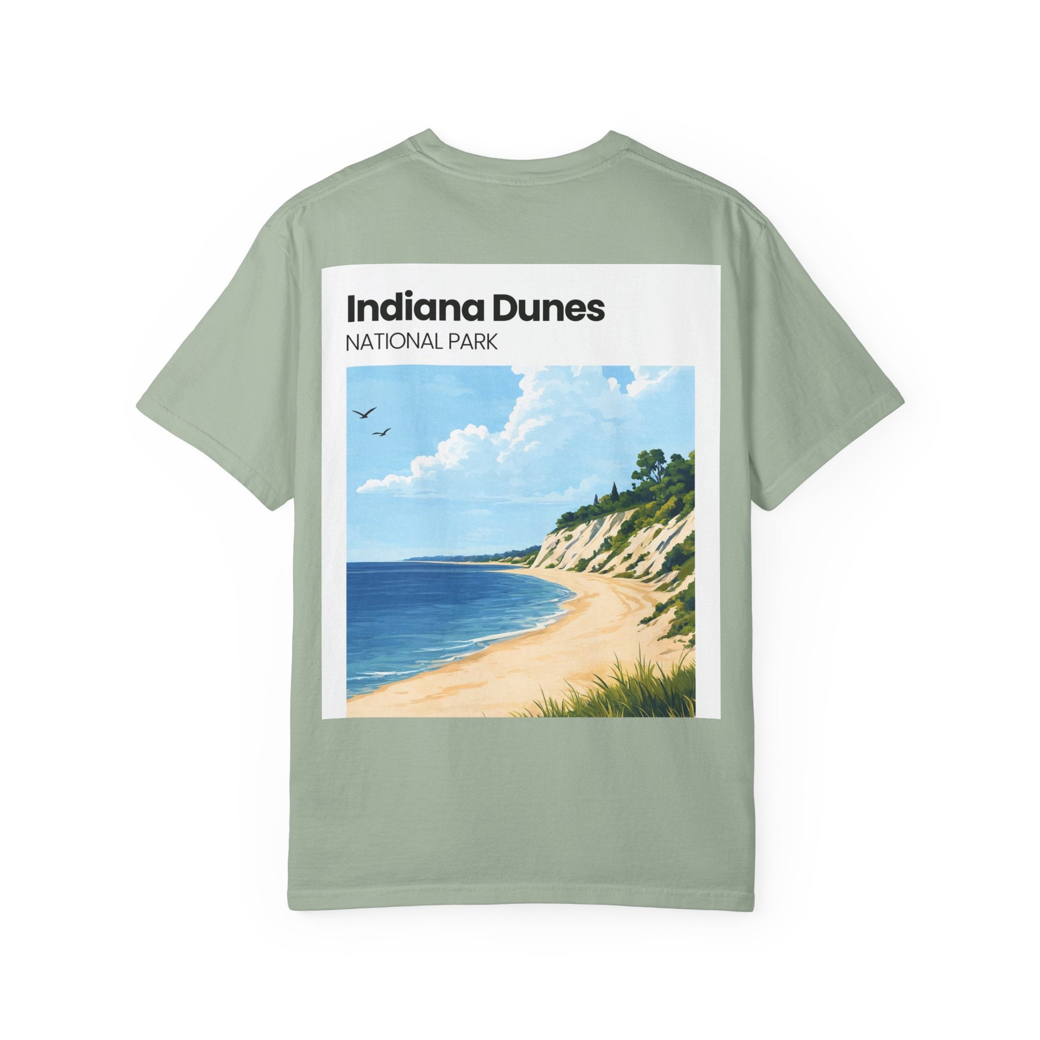 Indiana Dunes National Park Beach Scene T-Shirt | Scenic Nature Tee