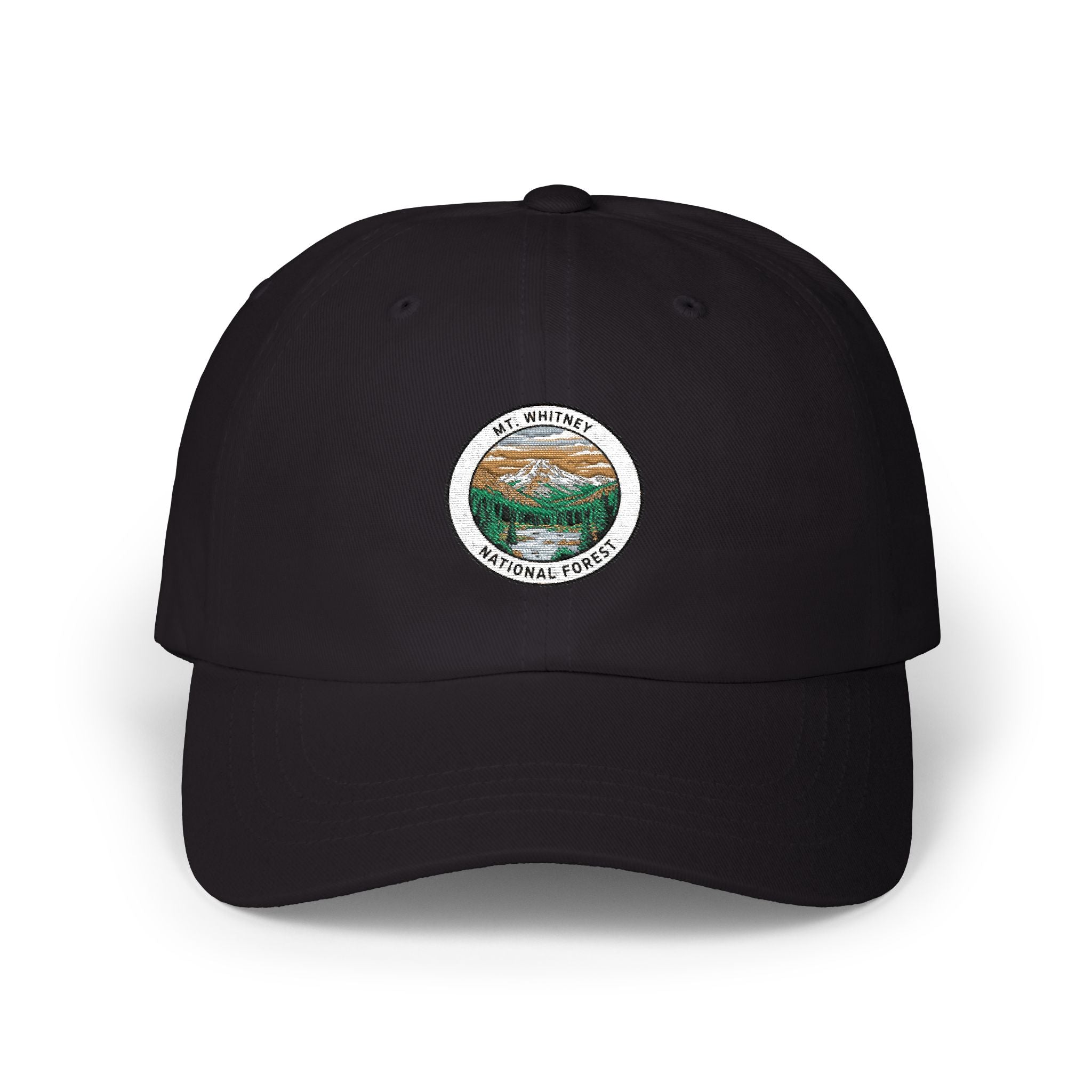 Mountain Whitney National Park Patch Dad Cap | Scenic Landscape Embroidered Hat