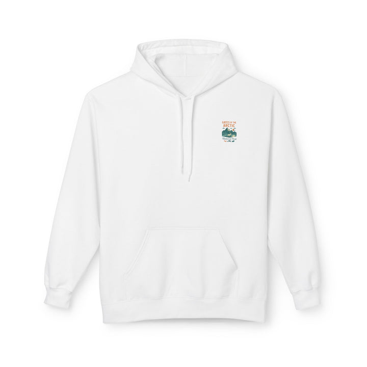 Gates of the Arctic National Park Hoodie | Mountain Landscape Retro Poster