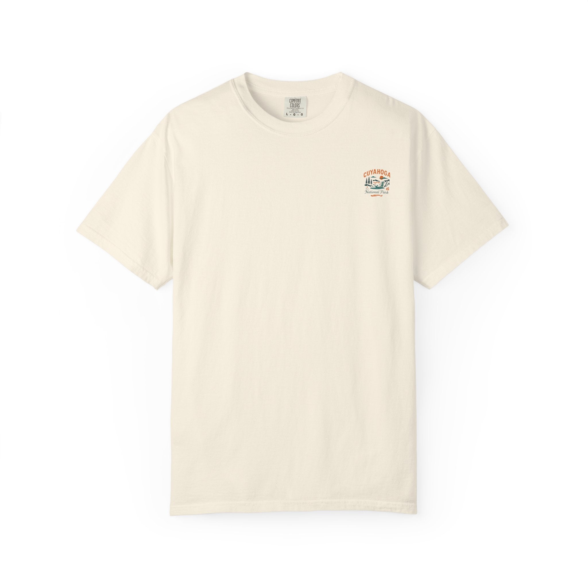 Cuyahoga Valley Waterfall Illustration T-Shirt | National Park Landscape