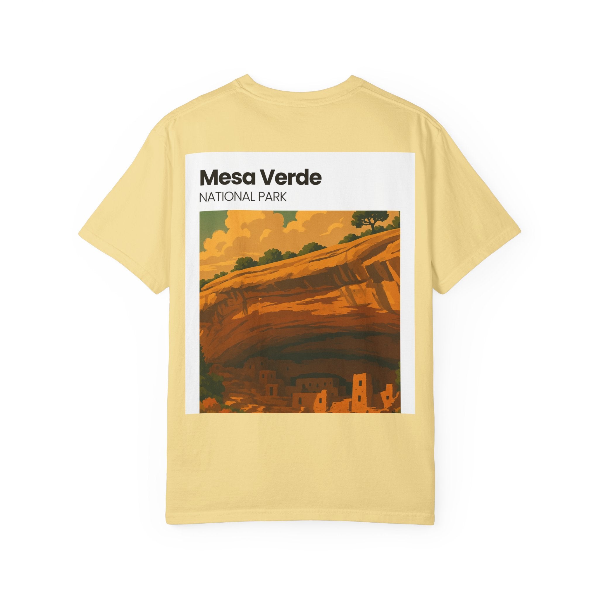 Mesa Verde National Park T-Shirt | Cliff Dwelling Vintage Poster Design