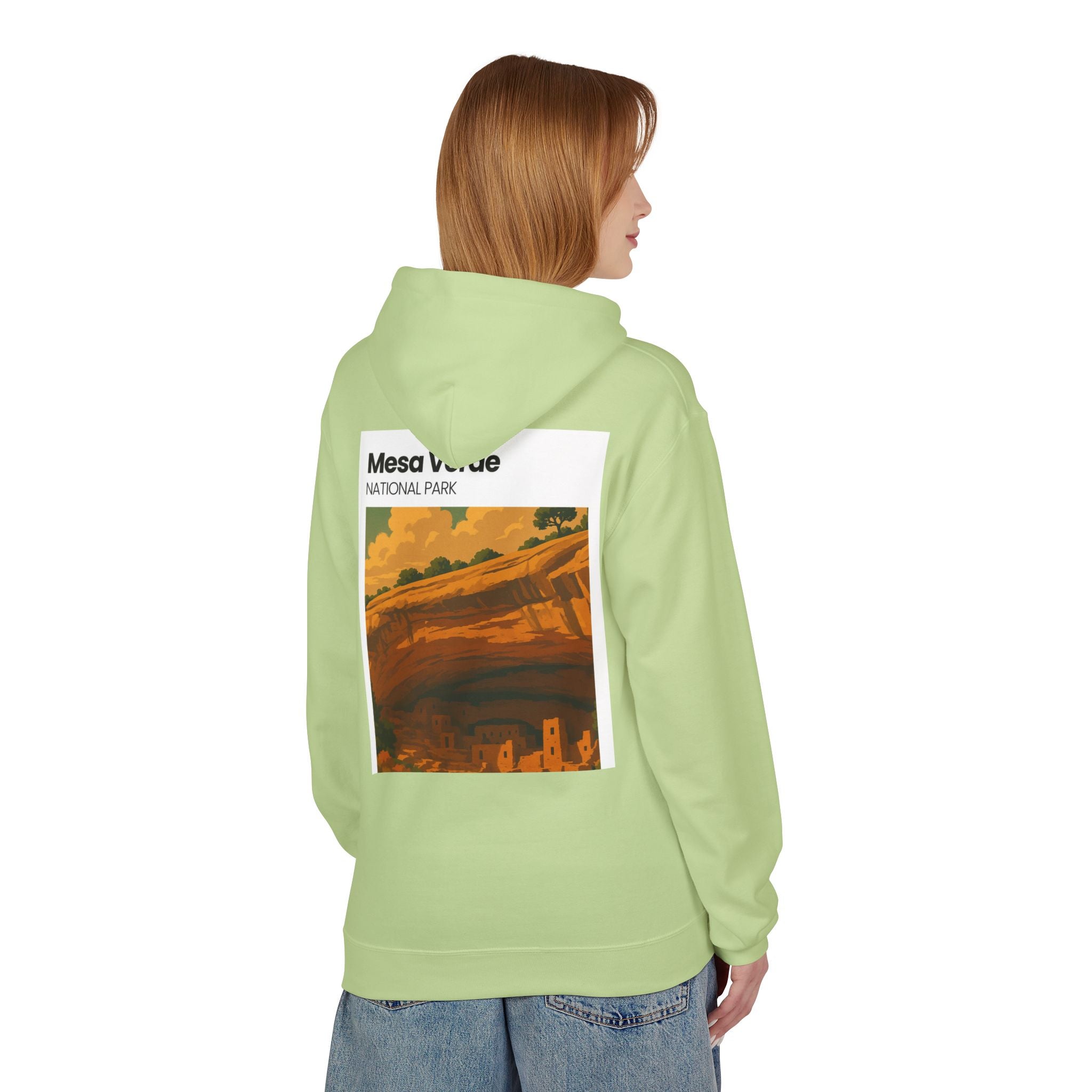 Mesa Verde National Park Hoodie | Cliff Dwelling Landscape Print