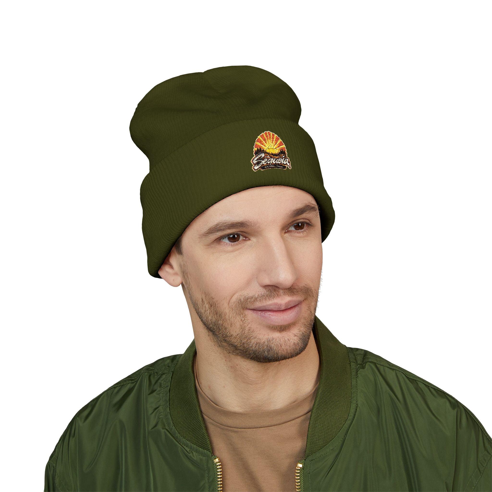 Sequoia National Park – Sun Beams Stand Tall Graphic Beanie