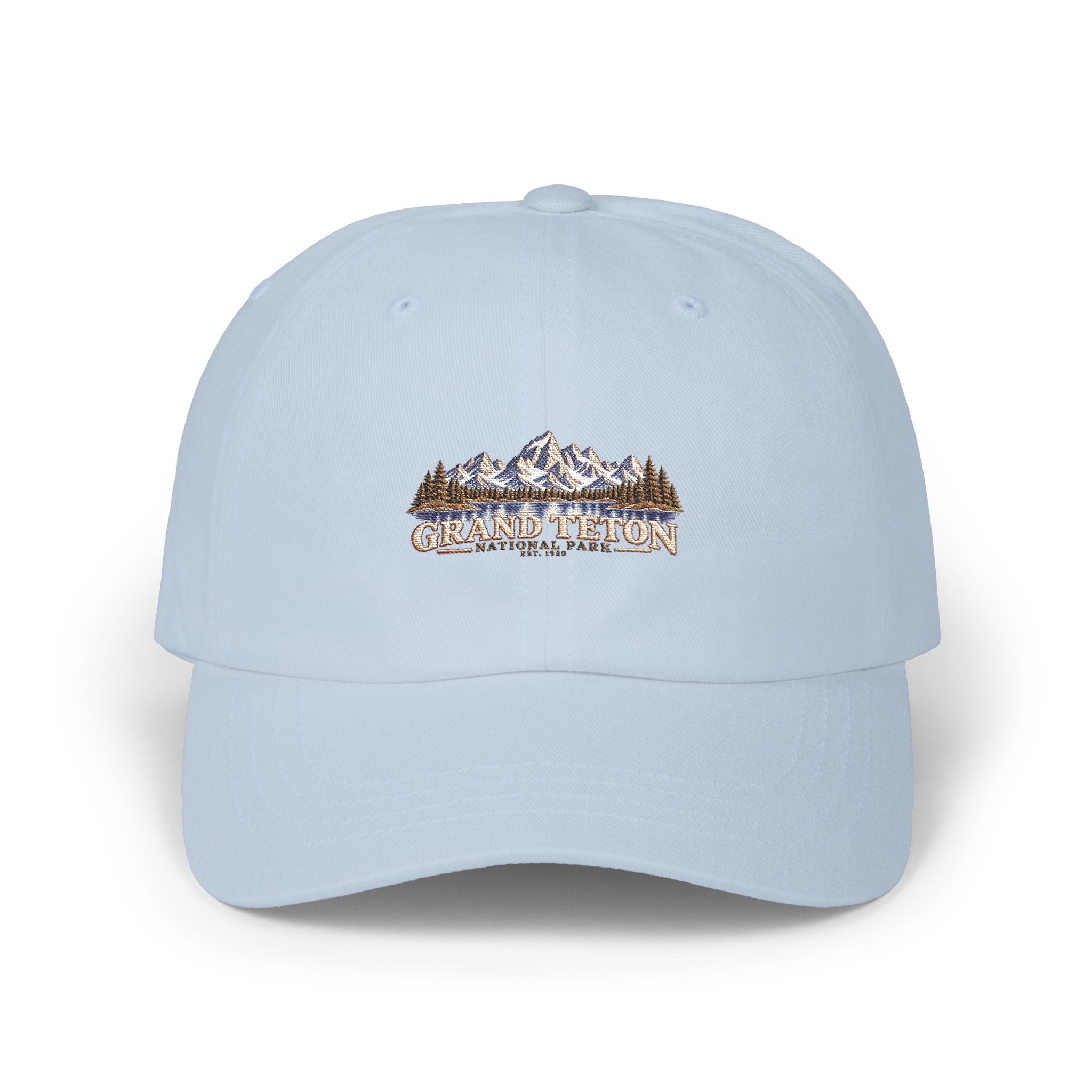 Grand Teton National Park Lake Reflection Dad Cap