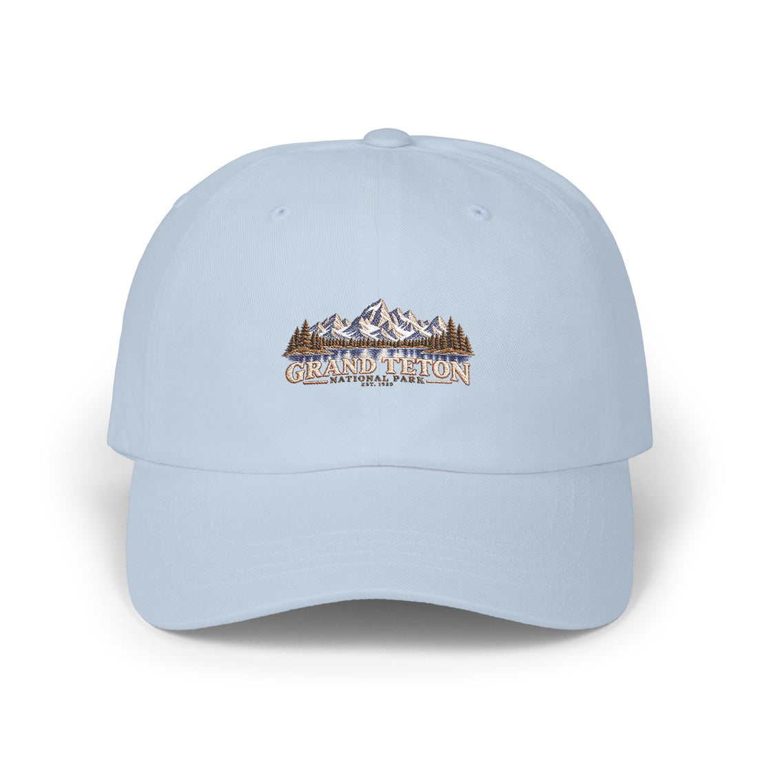 Grand Teton National Park Lake Reflection Dad Cap