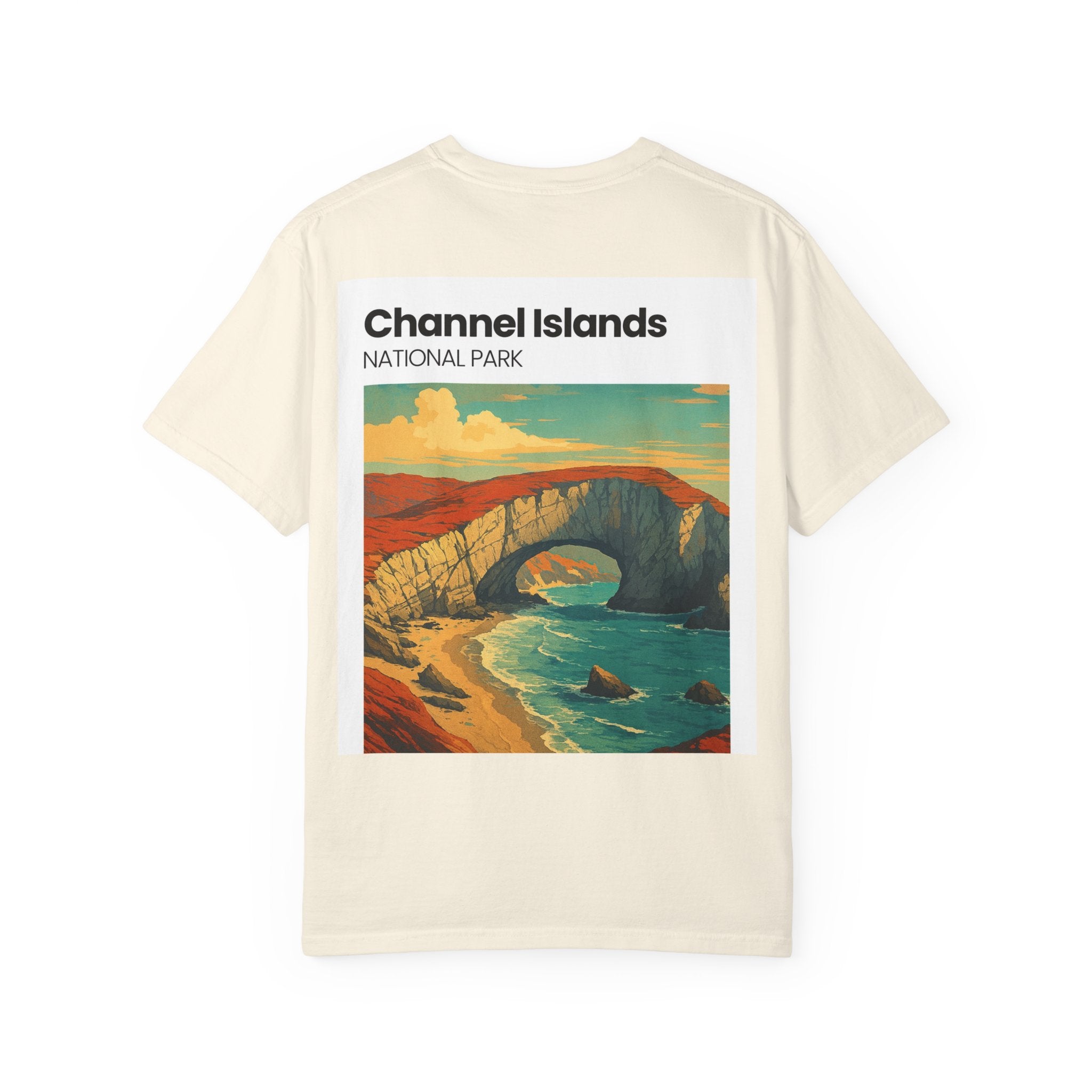 Channel Islands National Park Vintage Poster T-shirt | Coastal Landscape Tee
