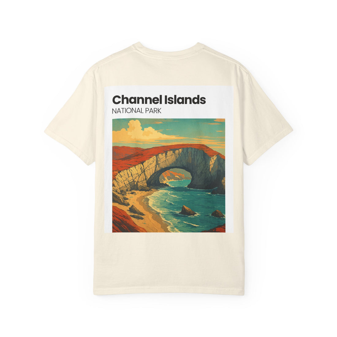Channel Islands National Park Vintage Poster T-shirt | Coastal Landscape Tee