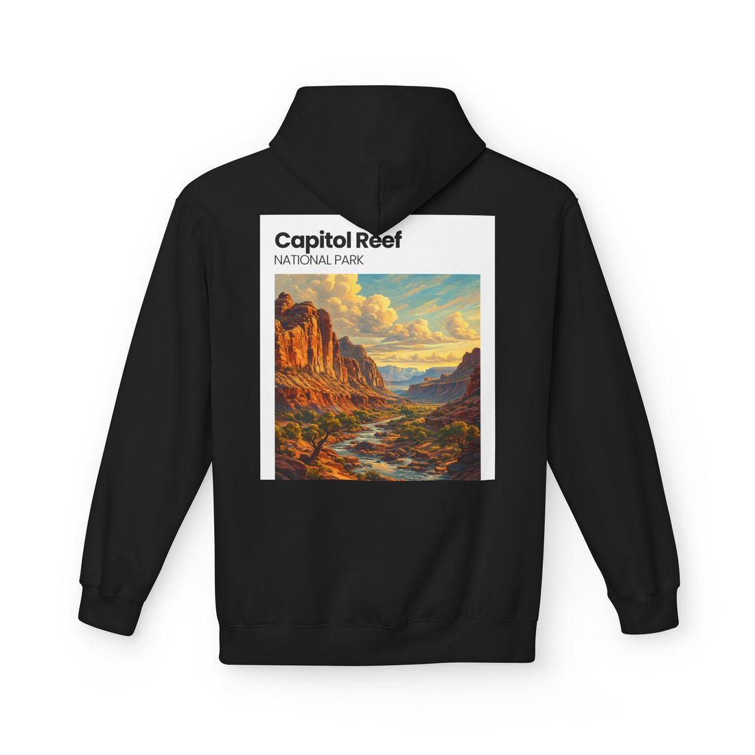 Capitol Reef National Park landscape Hoodie | Utah canyon scenic pullover