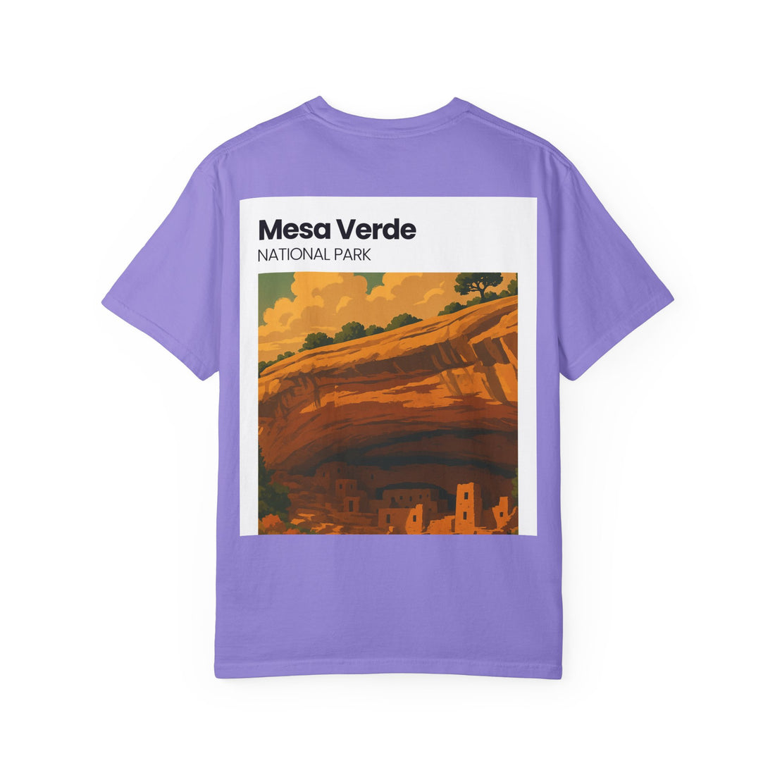 Mesa Verde National Park T-Shirt | Cliff Dwelling Vintage Poster Design