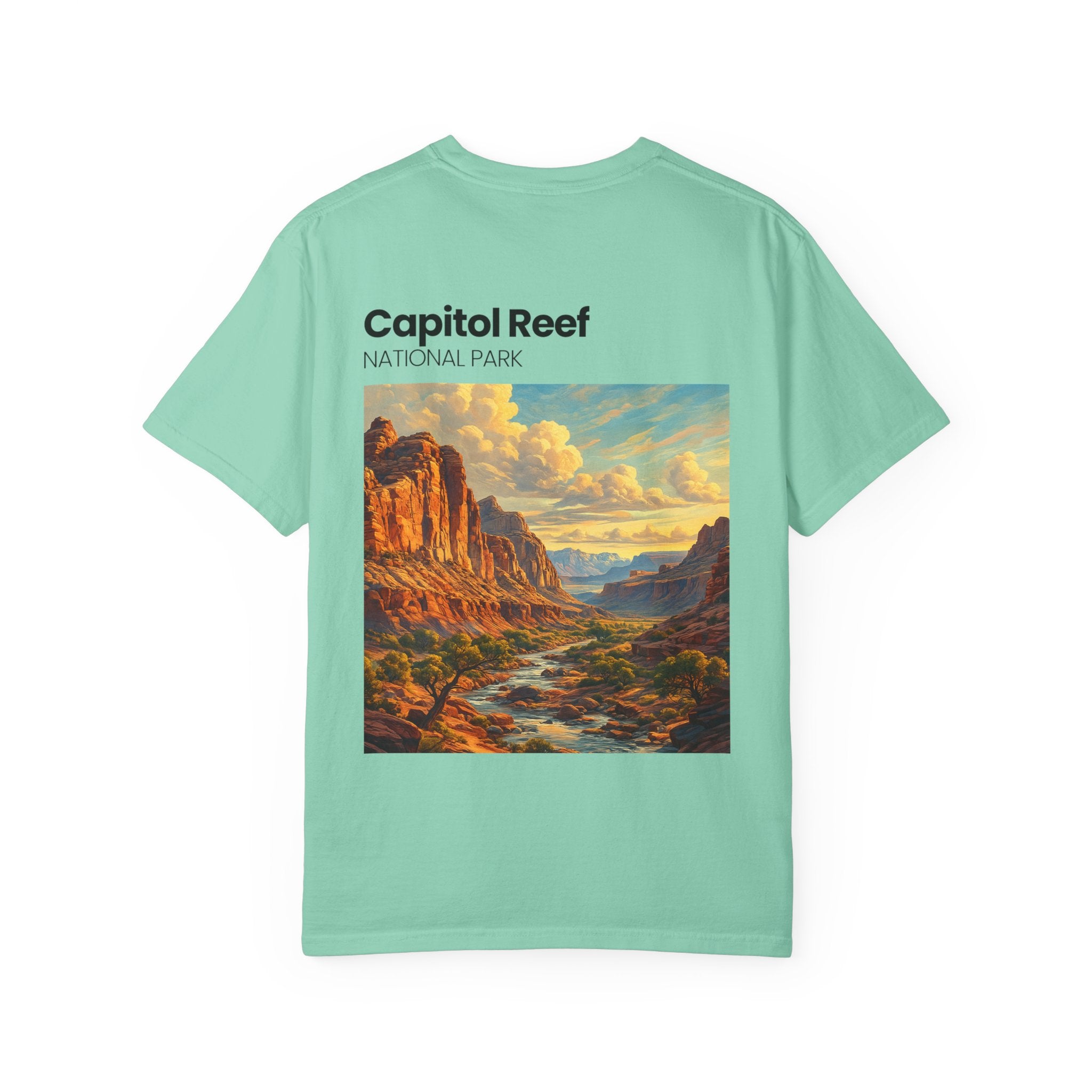 Capitol Reef National Park landscape T-Shirt | Scenic Utah canyon tee