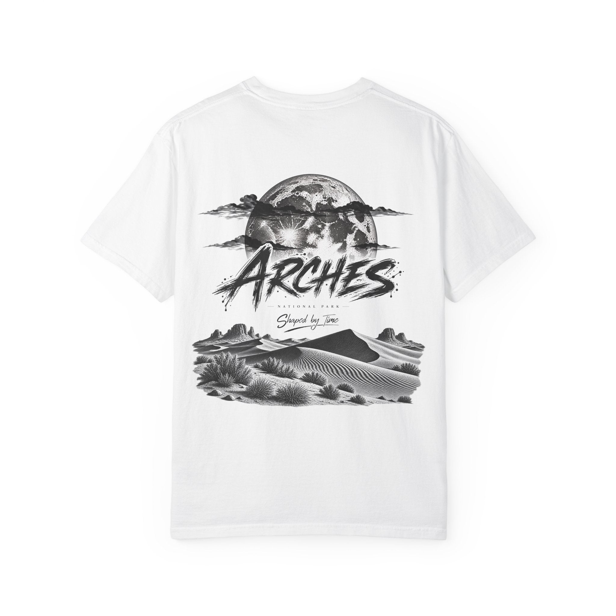 Arches National Park Desert Moon Graphic T-Shirt