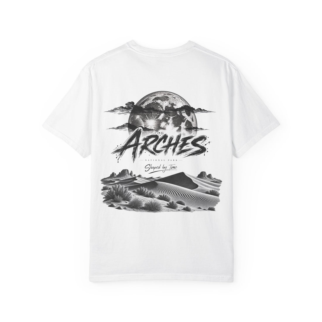 Arches National Park Desert Moon Graphic T-Shirt