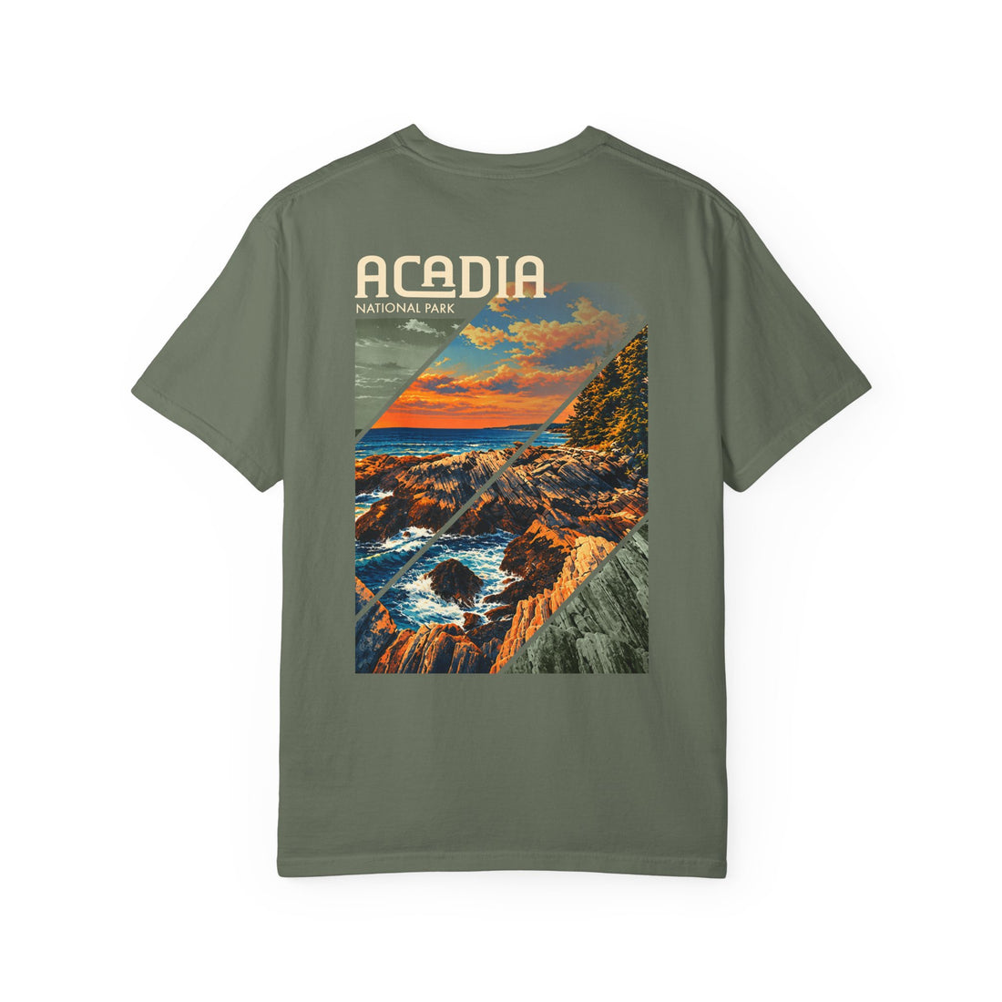 Acadia National Park Rocky Coast Graphic T-Shirt