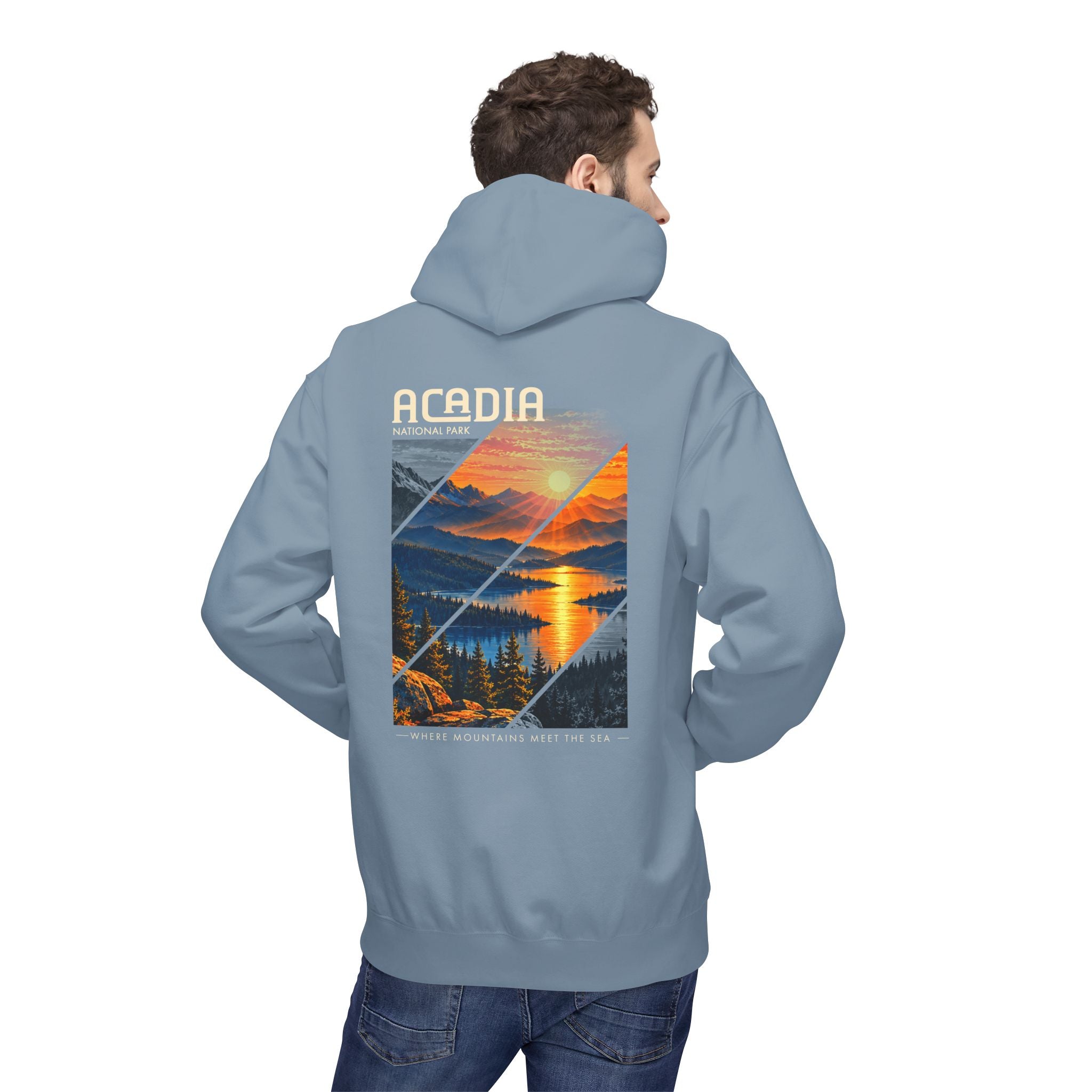 Acadia National Park Sunrise Graphic Hoodie