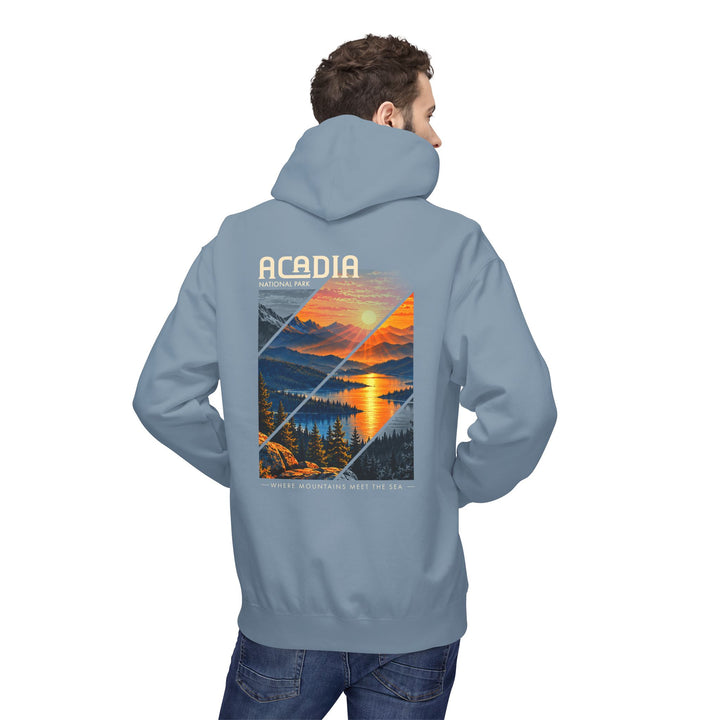 Acadia National Park Sunrise Graphic Hoodie