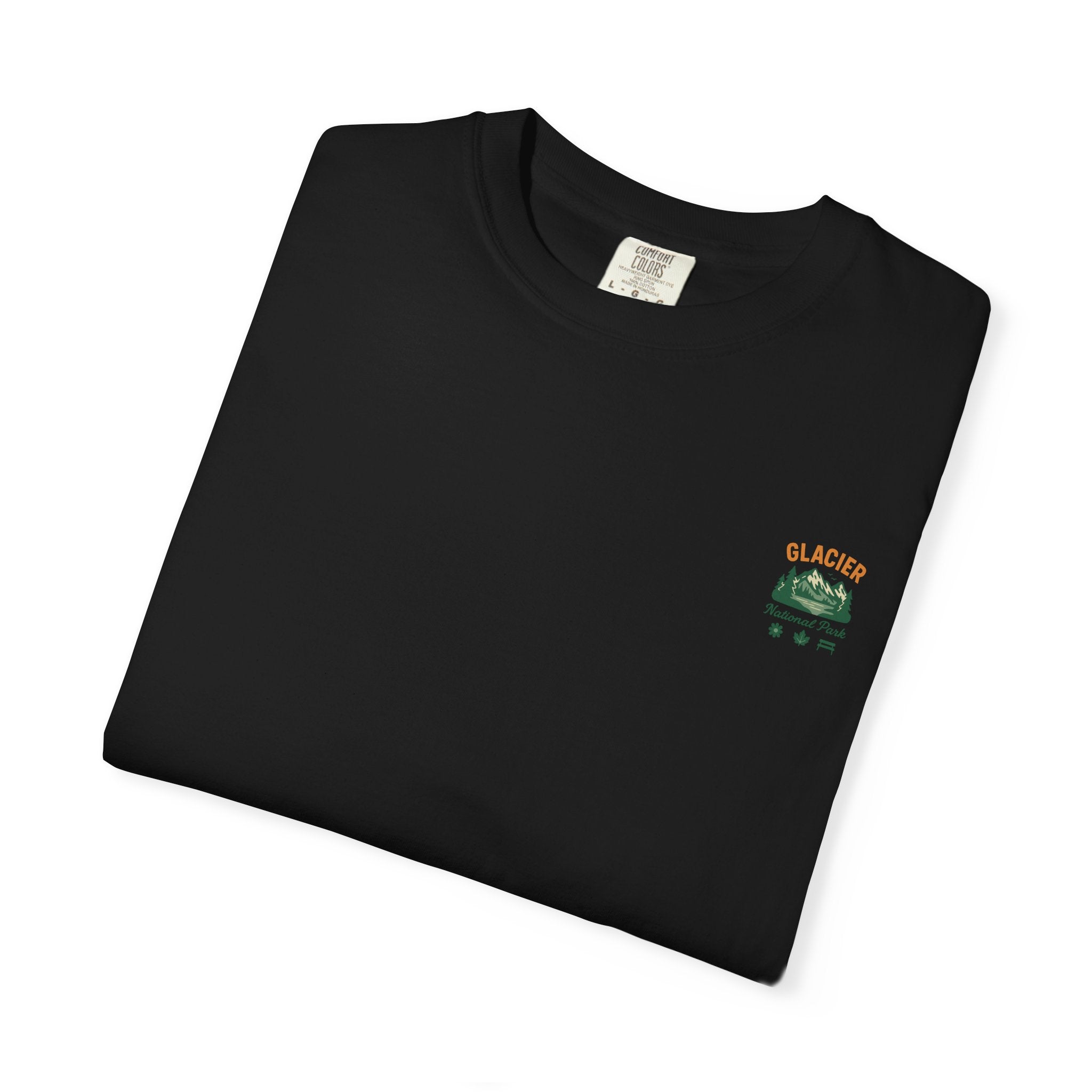 Glacier National Park Landscape T-shirt | Vintage Mountain Lake Tee