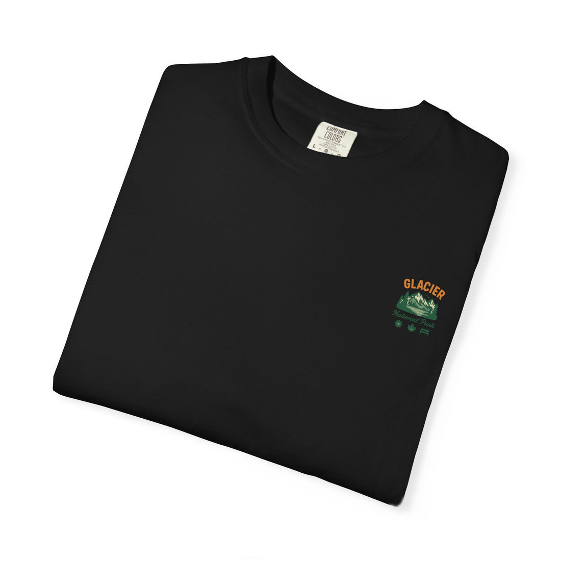 Glacier National Park Landscape T-shirt | Vintage Mountain Lake Tee