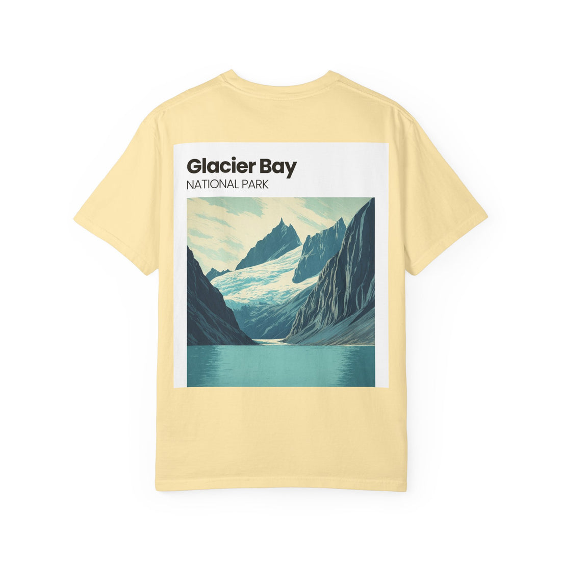 Glacier Bay National Park landscape T-shirt | Vintage mountain lake tee