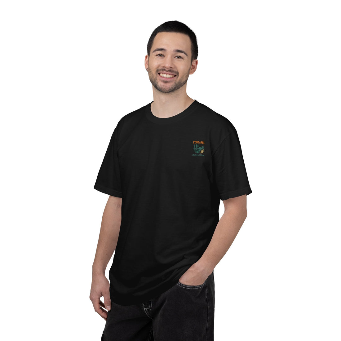Congaree National Park forest scene T-shirt | swamp cypress nature tee