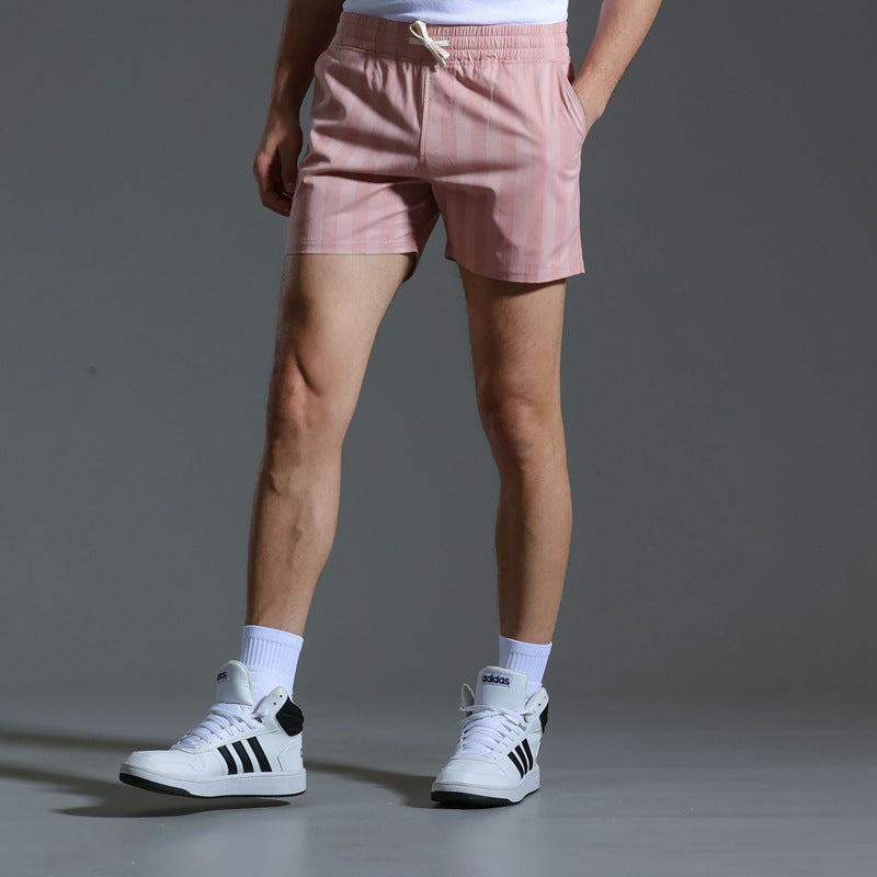 Vertical Striped Shorts For Men