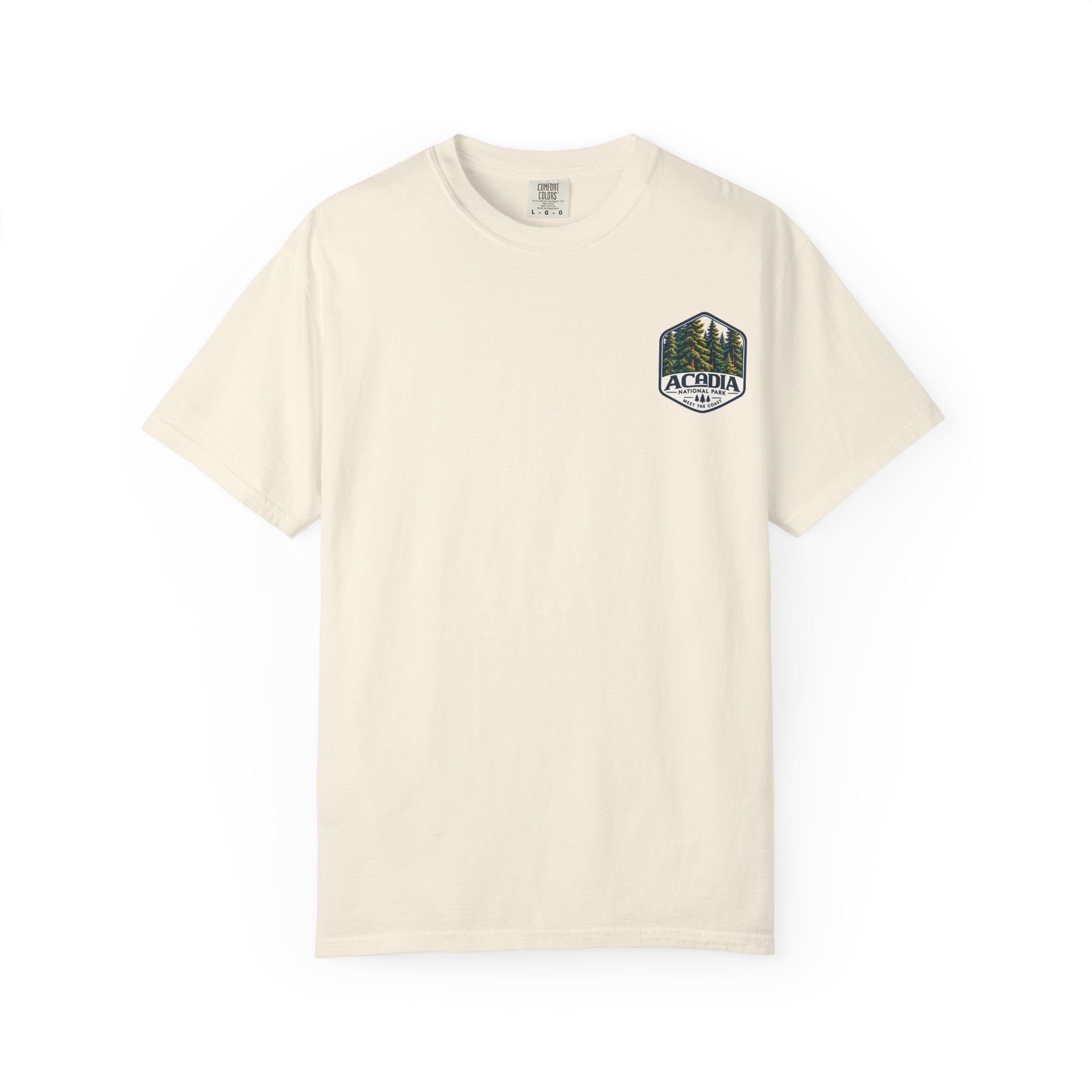 Acadia National Park Pine Trees Graphic T-Shirt
