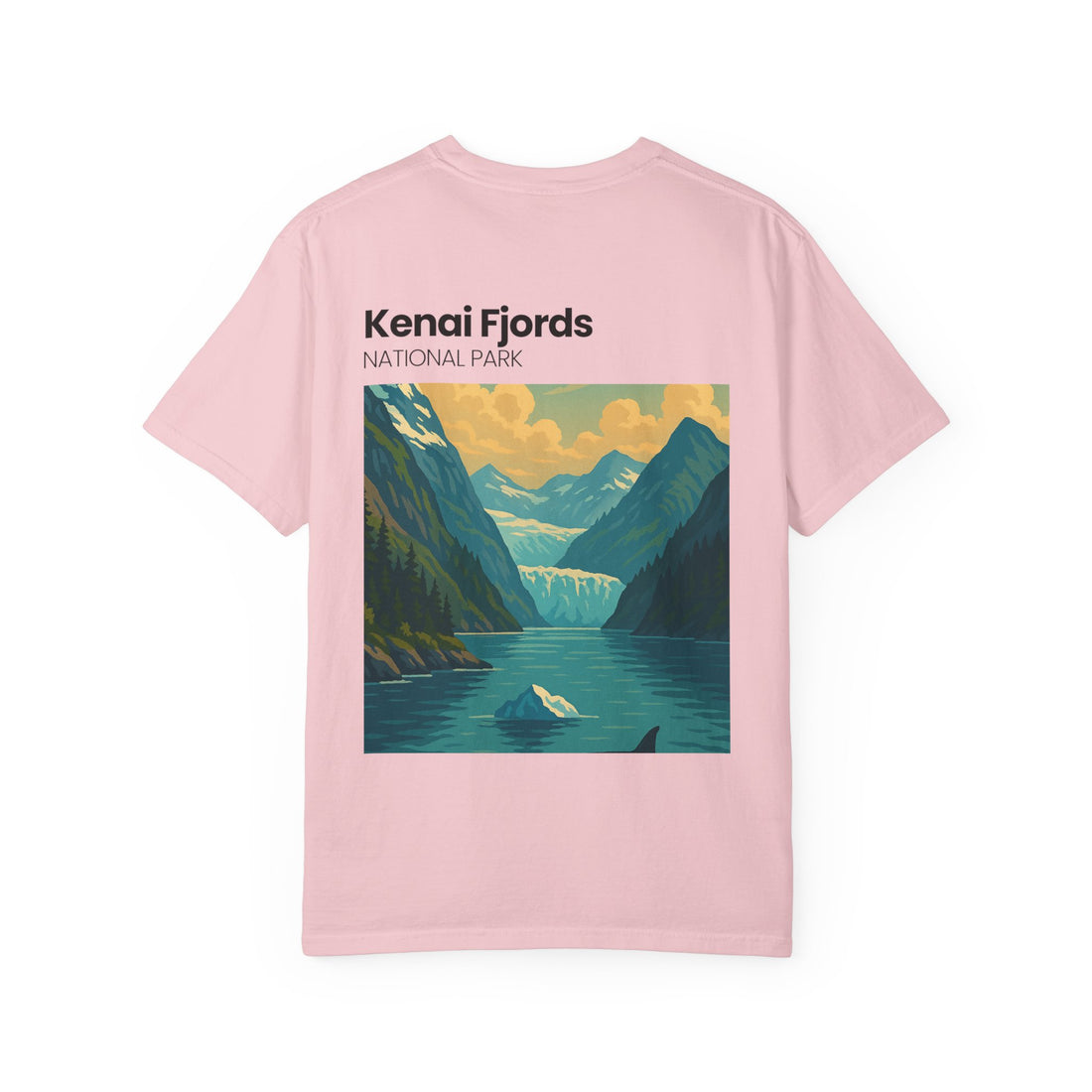 Kenai Fjords National Park Graphic T-shirt | Alaska Glacier Illustration