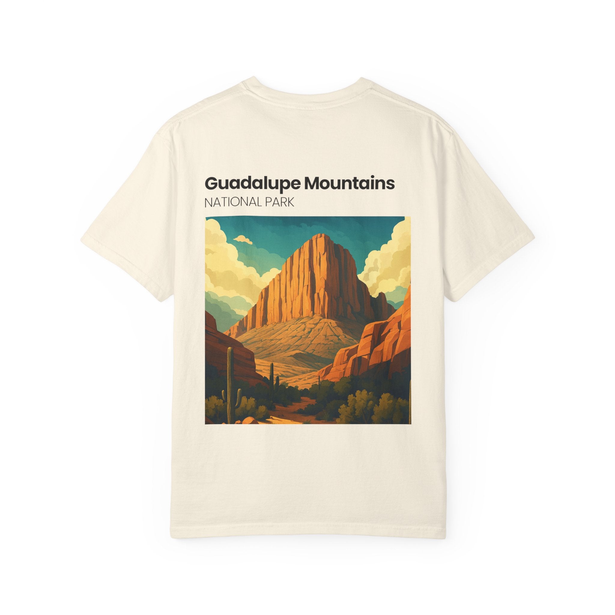 Guadalupe Mountains National Park T-Shirt | Desert Landscape Poster Tee