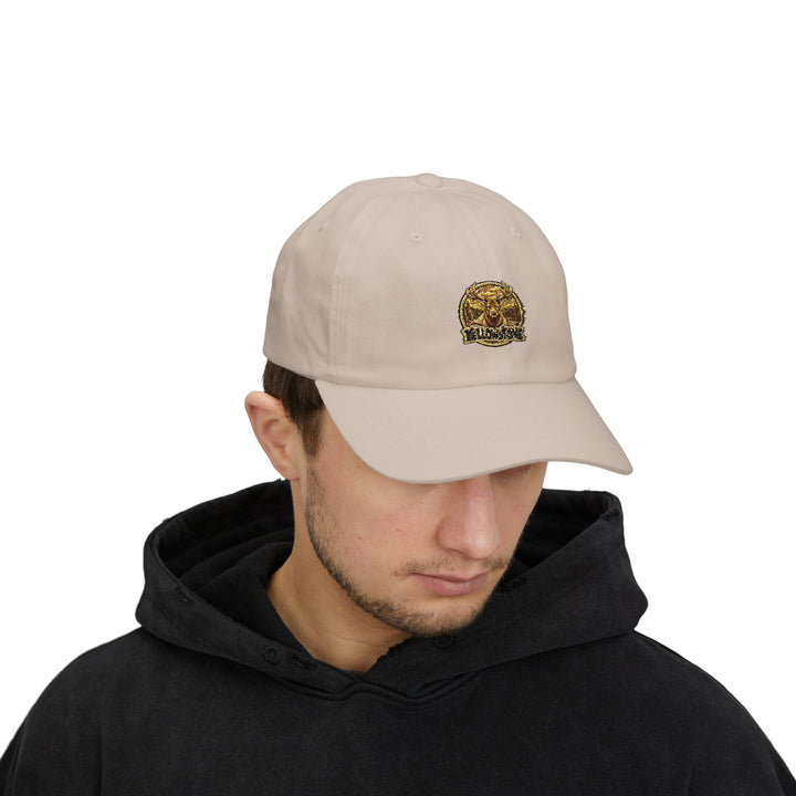 Yellowstone National Park Elk Round Logo Dad Hat