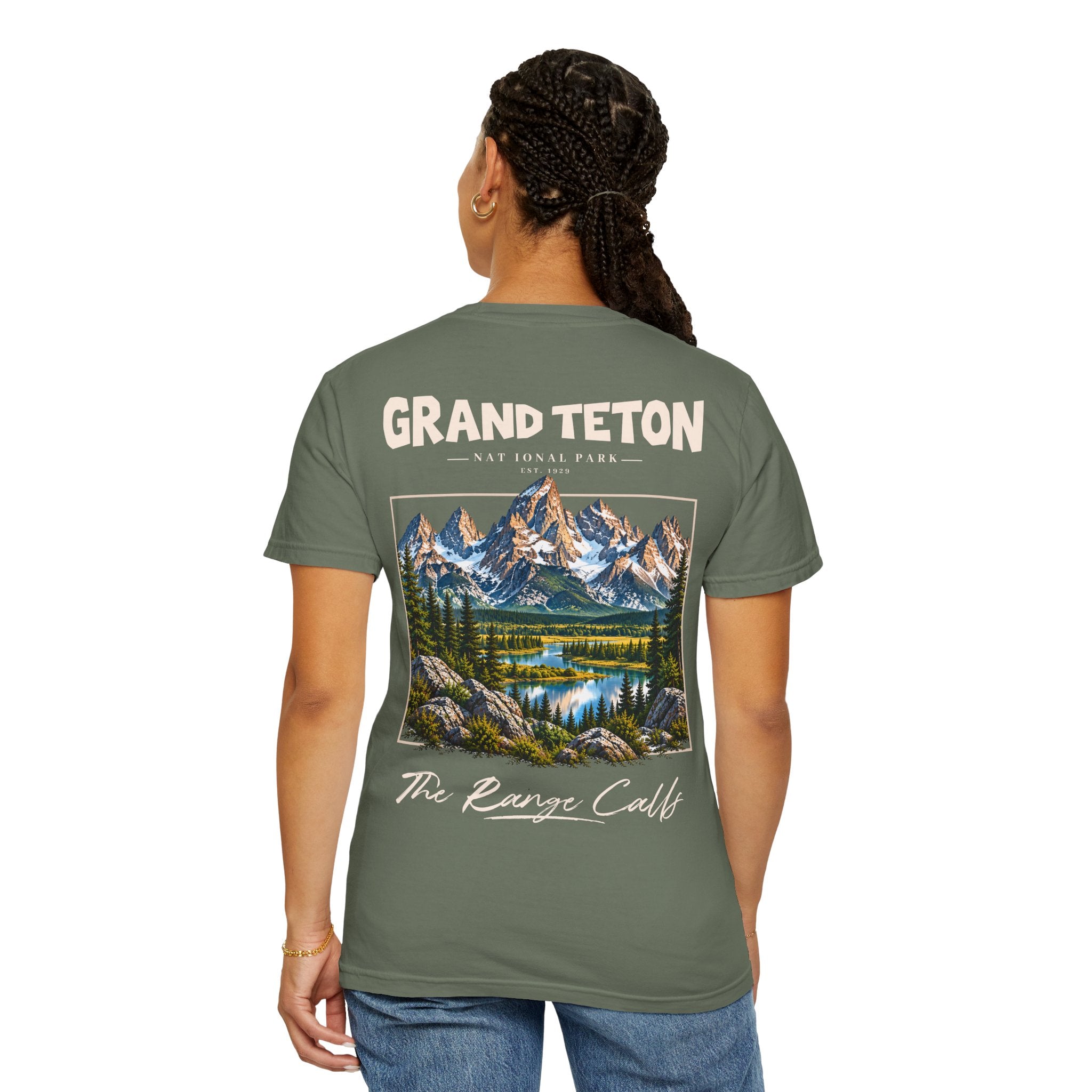 Grand Teton National Park Teton Peaks Graphic T-Shirt