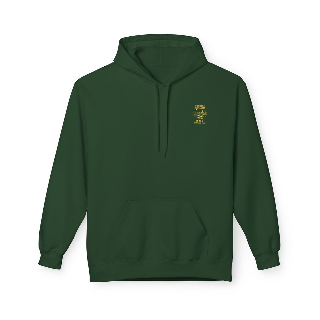 Theodore Roosevelt National Park Hoodie | Vintage Sunset Landscape