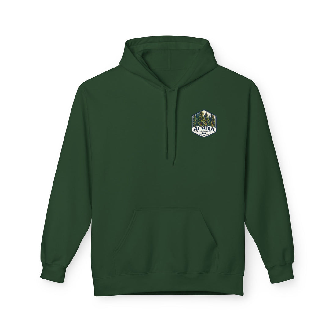 Acadia National Park Pine Trees Graphic hoodie