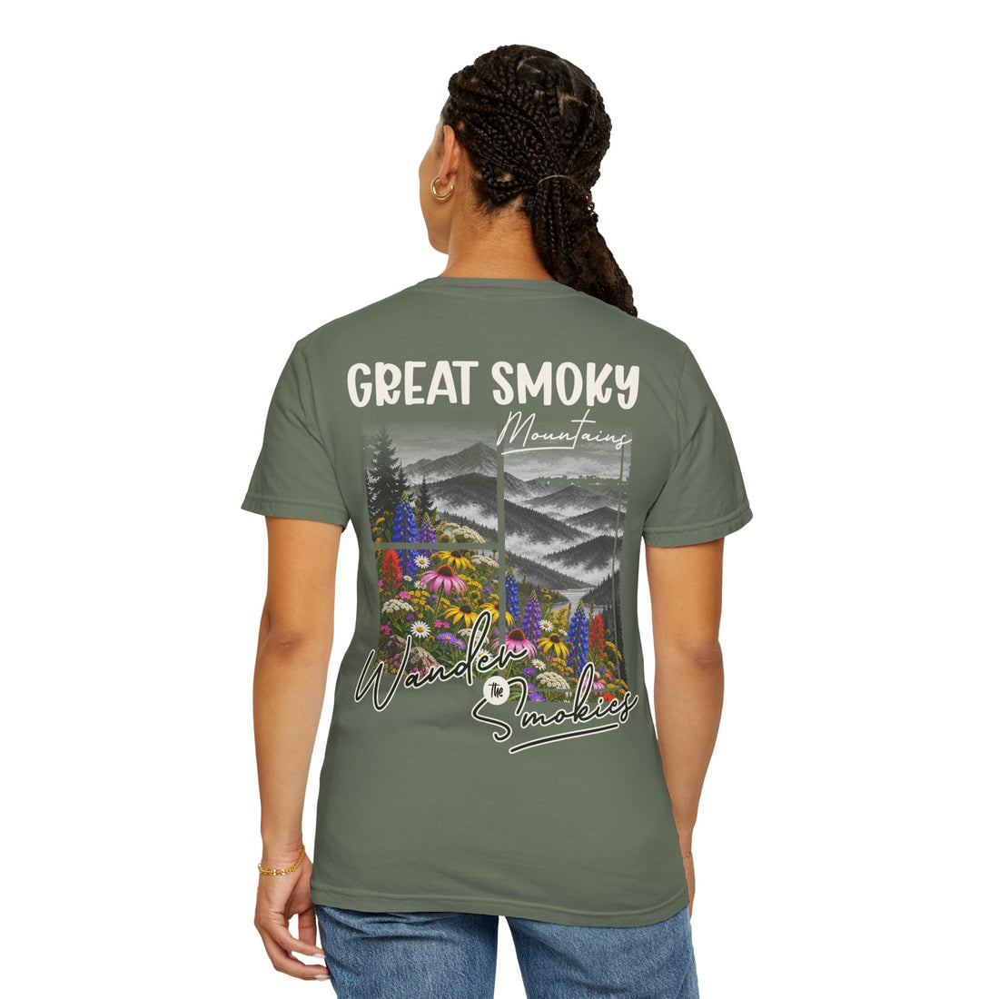 Great Smoky Mountains Wildflowers Graphic T-Shirt