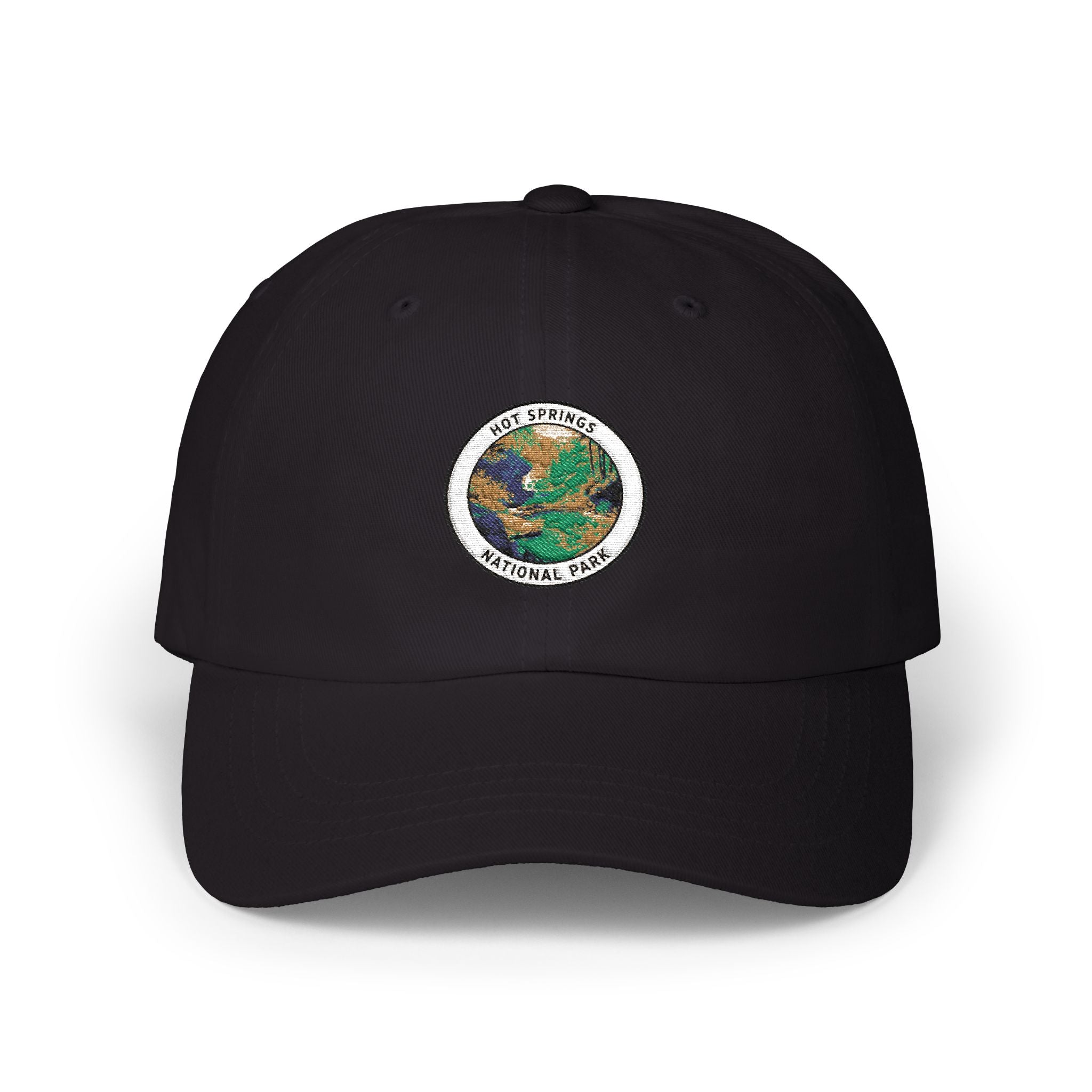 Hot Springs National Park round patch Dad Cap | Vintage National Park hat