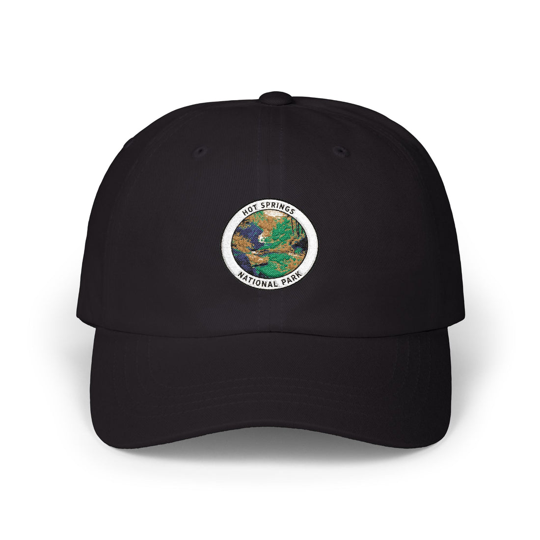 Hot Springs National Park round patch Dad Cap | Vintage National Park hat
