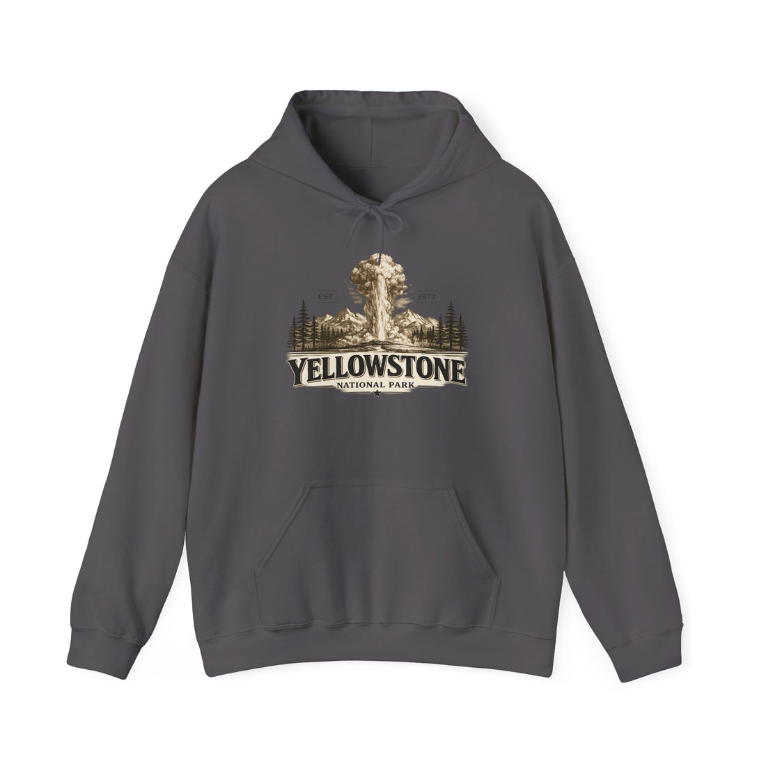 Yellowstone Old Faithful Hoodie – Where the Wild Still Roams