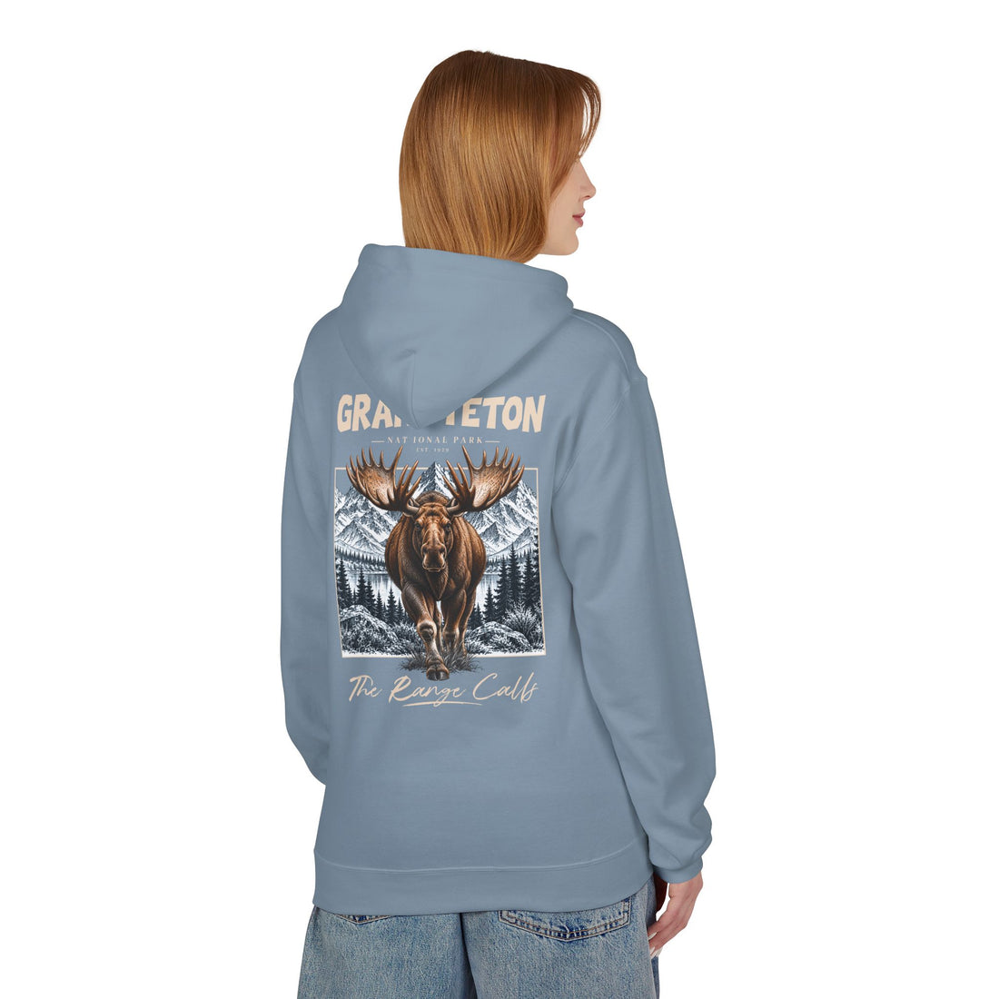 Grand Teton National Park Moose Graphic hoodie