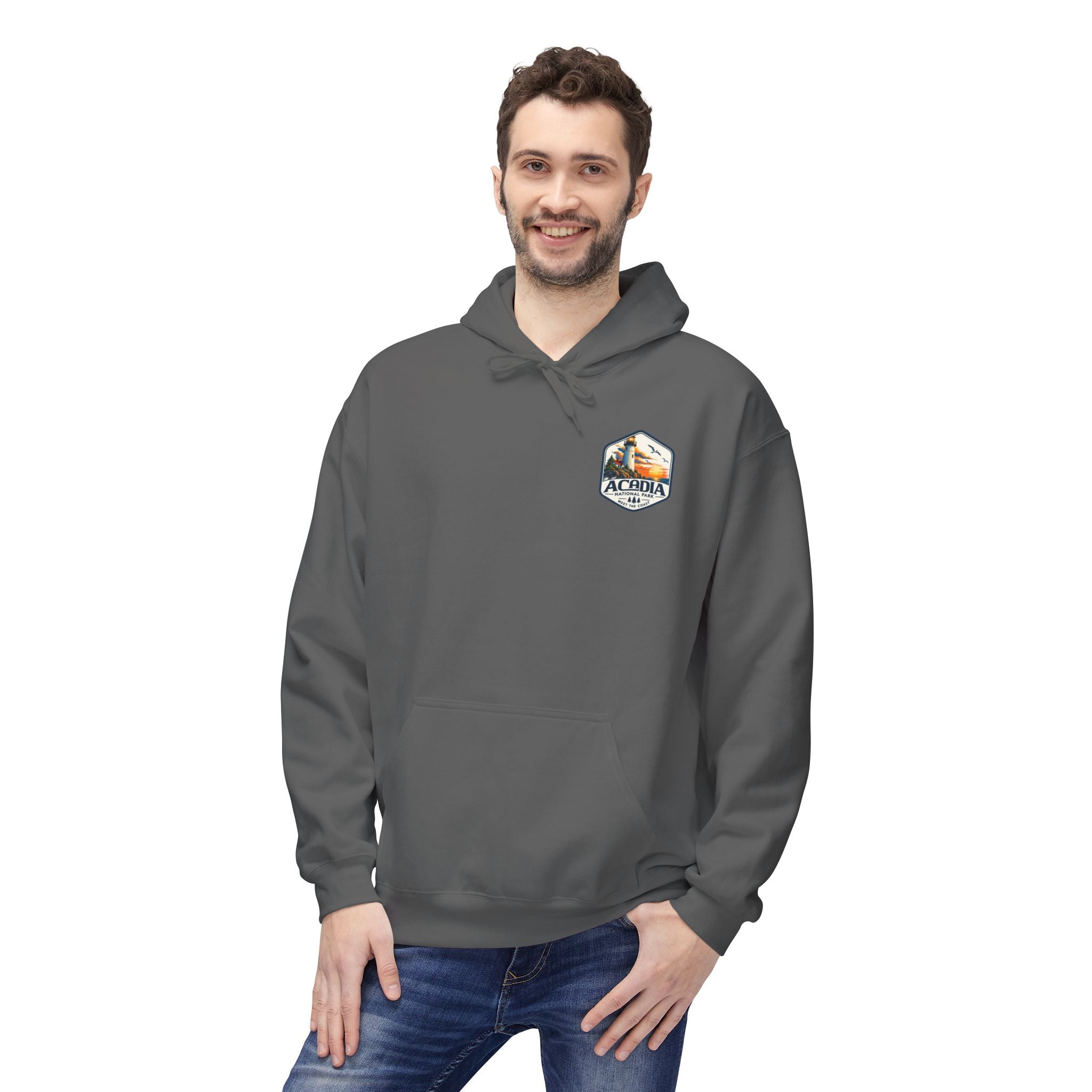 Acadia National Park Lighthouse Graphic Hoodie