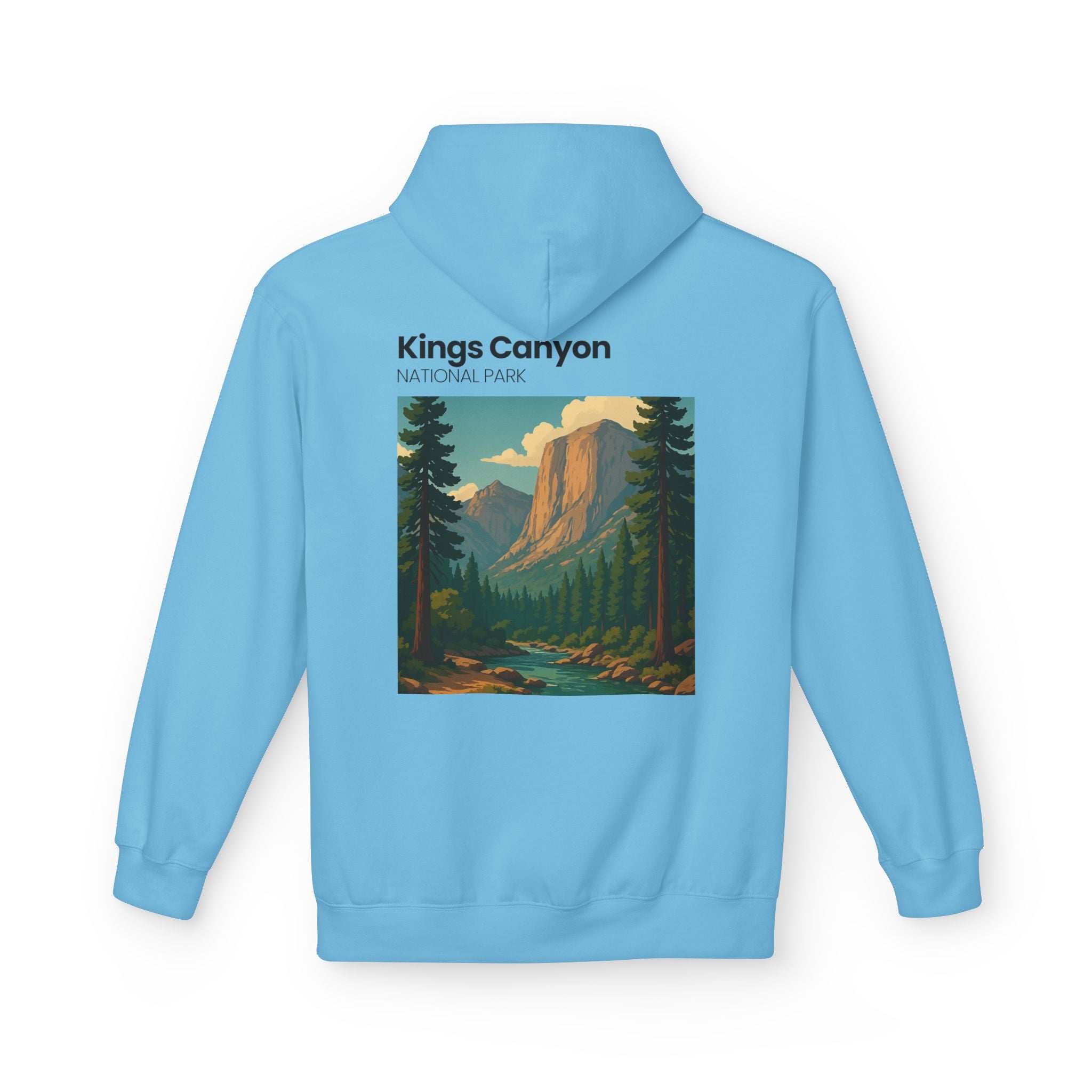 Kings Canyon National Park Hoodie | Vintage Landscape Graphic