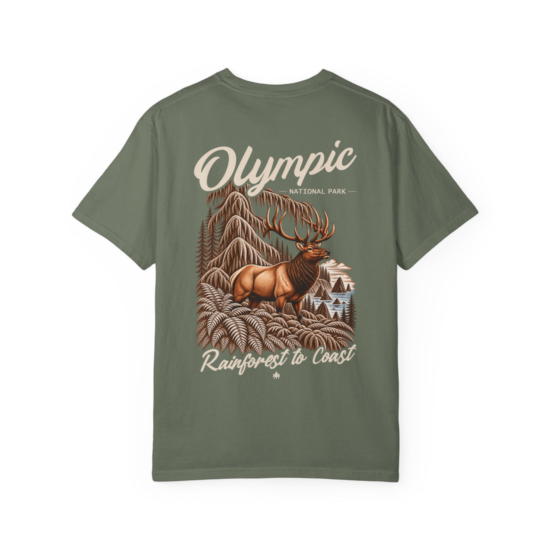Olympic National Park Roosevelt Elk Graphic T-Shirt