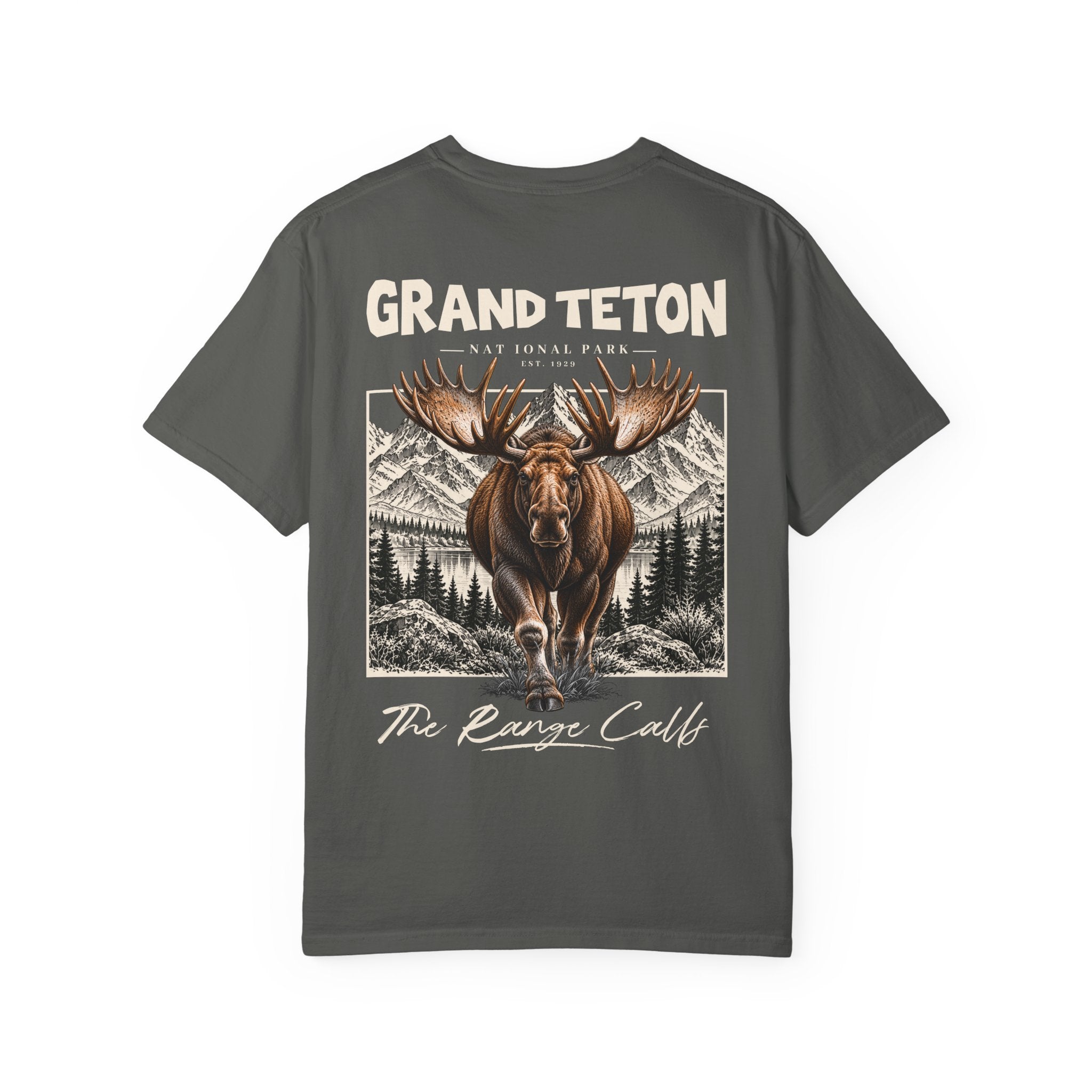 Grand Teton National Park Moose Graphic T-Shirt