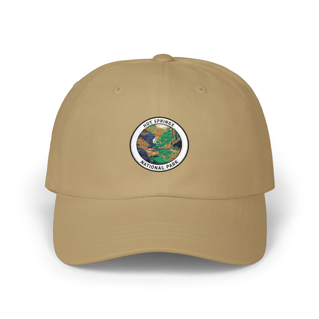 Hot Springs National Park round patch Dad Cap | Vintage National Park hat